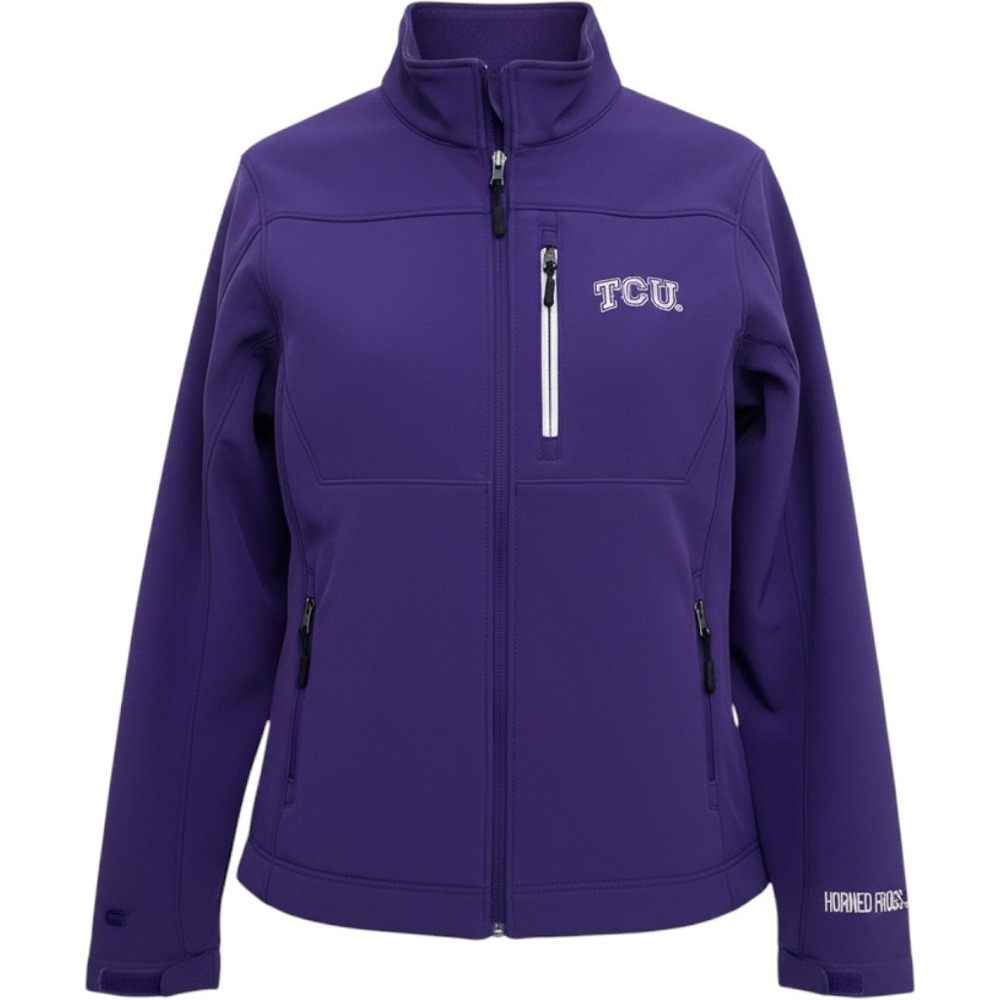 TCU Horned Frogs College Gameday Softshell Jacket Purple Mens Small